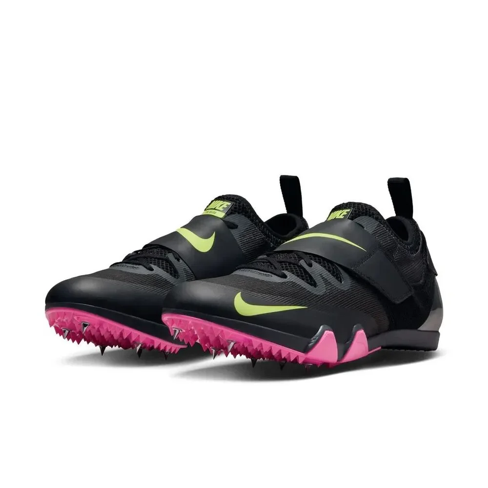 Nike Pole Vault Elite Jumping Shoes Black Pink AA1204-004 Men's Size 4.5 Wmns 6